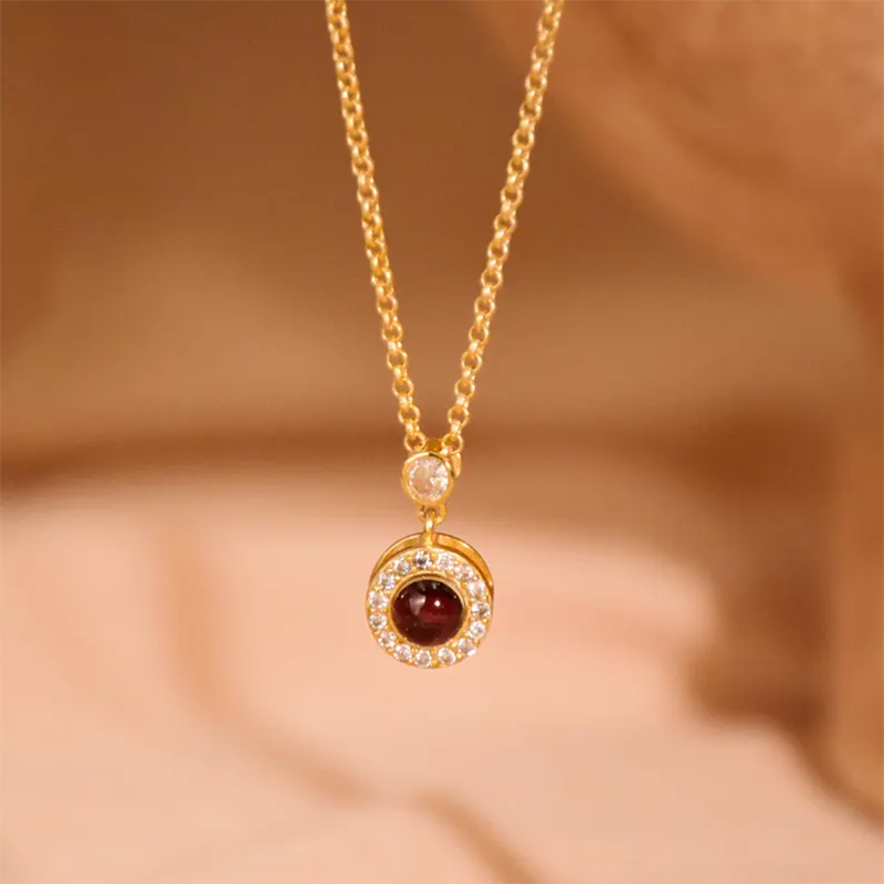 DHQH ส่วนบุคคล Photo วันเกิดหิ - Birth Flower Necklace บทวิจารณ์และราคา