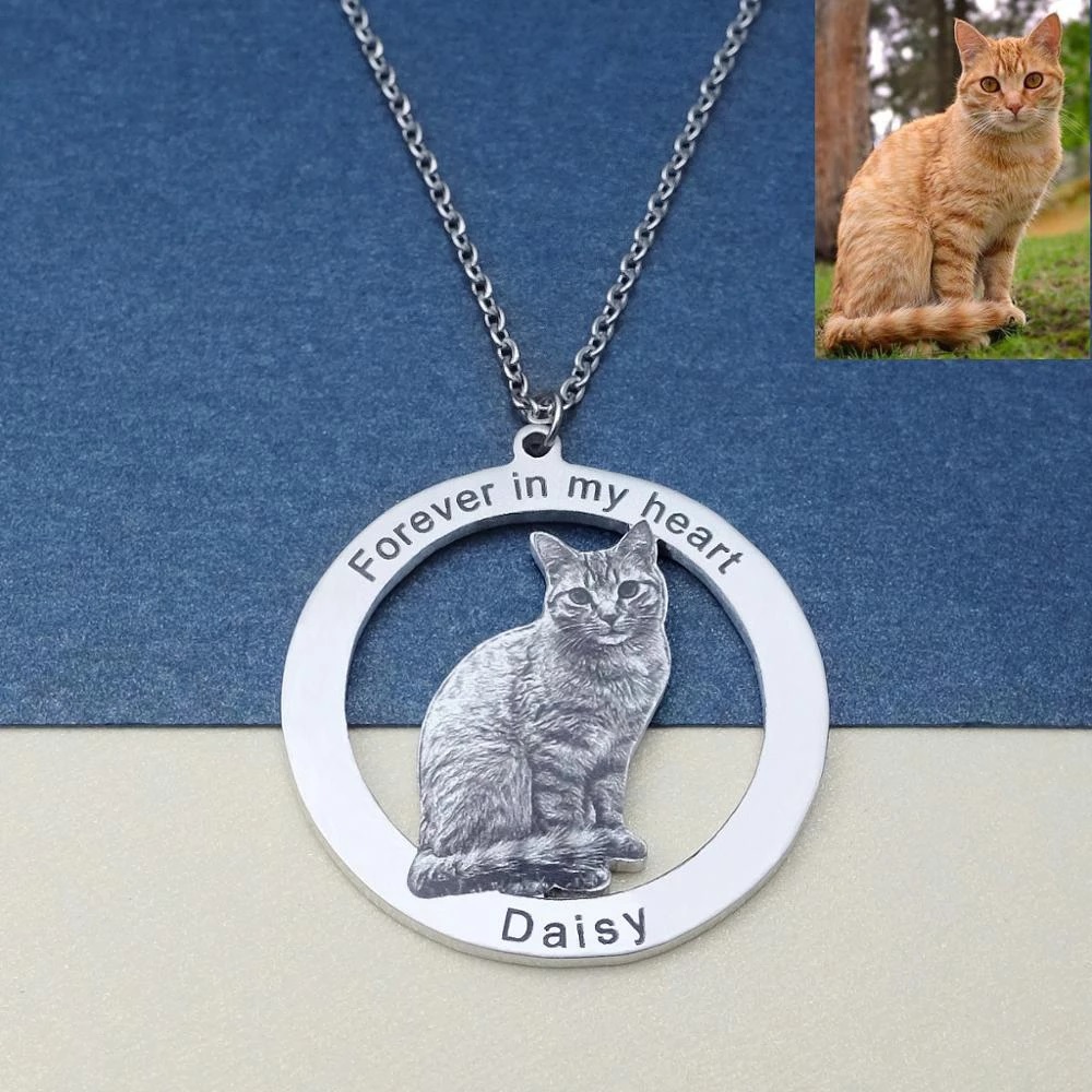 สร้อยคอรูปภาพสัตว์เลี้ยงส่วนตั - Pet Portrait Custom บทวิจารณ์และราคา