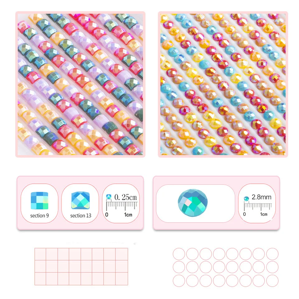 5D DIY AB เพชรภาพวาดสาวอะนิเมะ - Photo Mosaic Print บทวิจารณ์และราคา