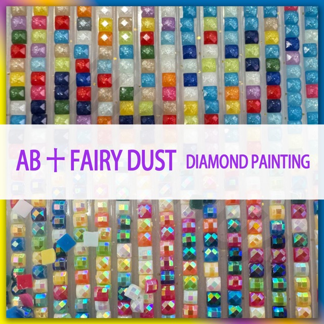 ภาพโมเสกเพชร AB Fairy Dust ลาย - Photo Mosaic Print บทวิจารณ์และราคา