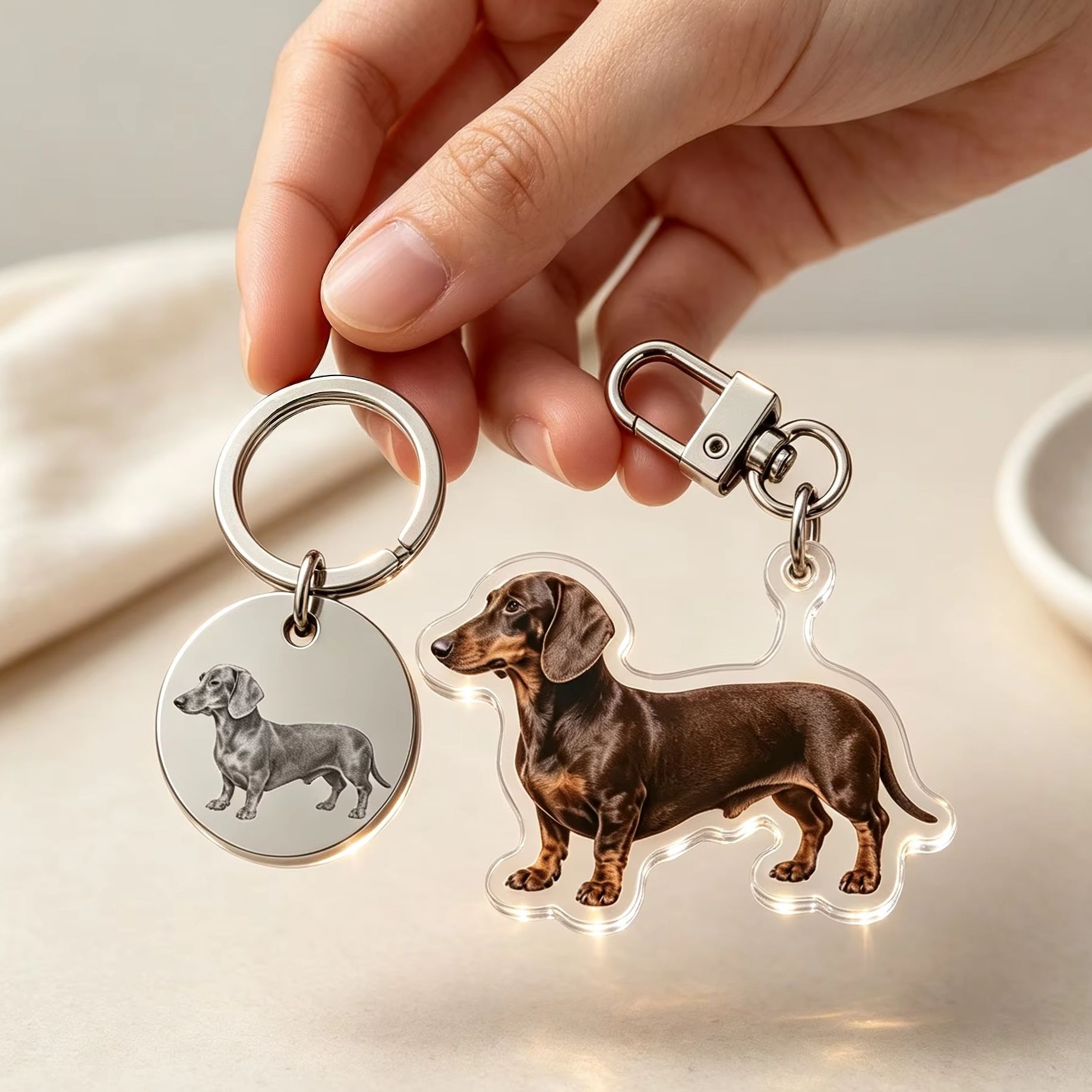 ชุดพวงกุญแจรูปภาพสัตว์เลี้ยงสั - Pet Portrait Custom บทวิจารณ์และราคา