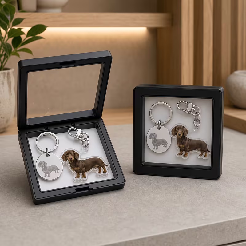 ชุดพวงกุญแจรูปภาพสัตว์เลี้ยงสั - Pet Portrait Custom บทวิจารณ์และราคา