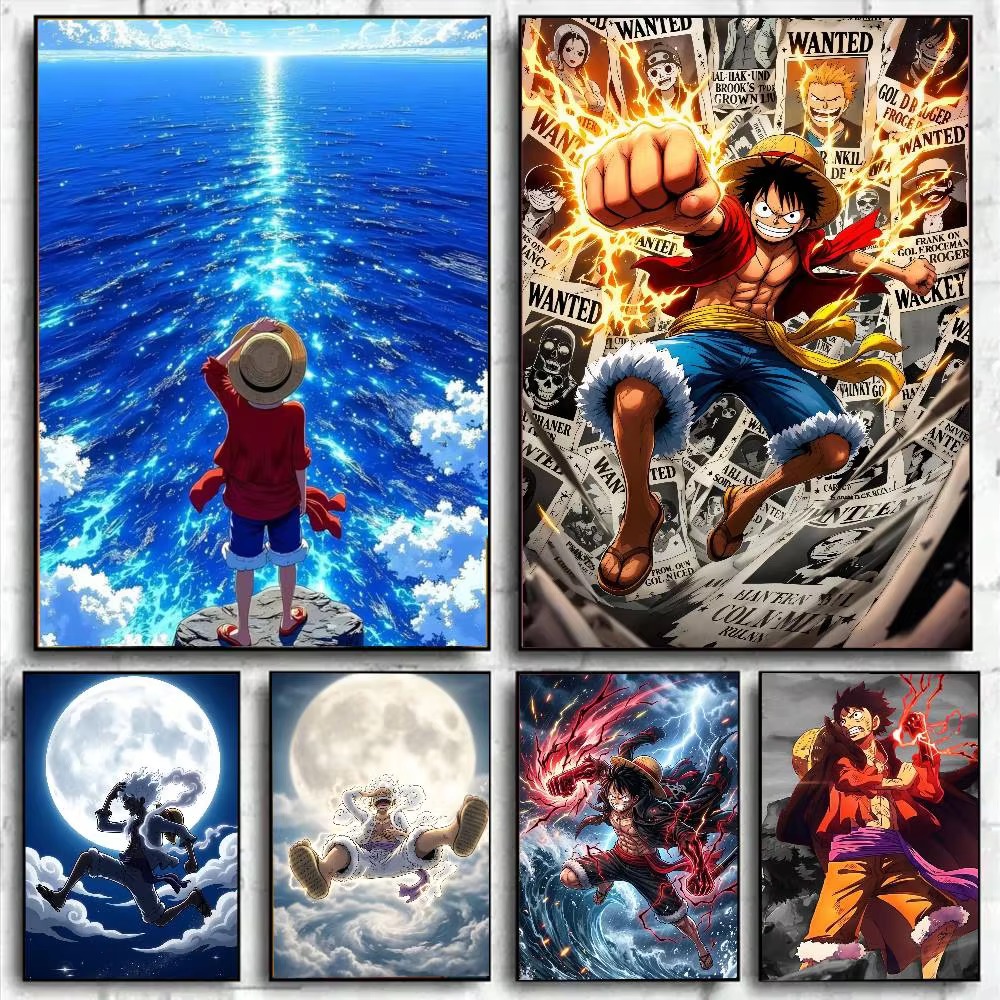 ภาพเพชรลายการ์ตูนญี่ปุ่นลูฟี่จ - Photo Mosaic Print บทวิจารณ์และราคา