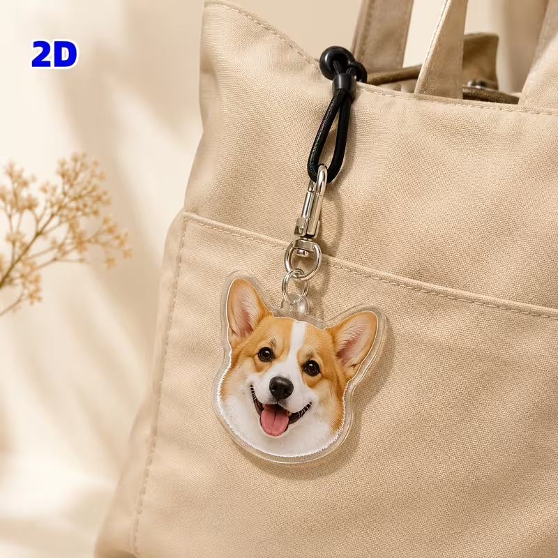 พวงกุญแจอะคริลิกสั่งทำพิเศษพร้ - Pet Portrait Custom บทวิจารณ์และราคา