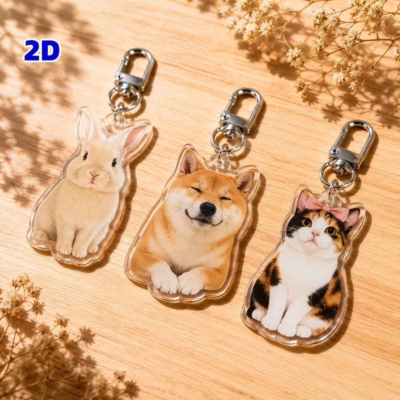 พวงกุญแจอะคริลิกสั่งทำพิเศษพร้ - Pet Portrait Custom บทวิจารณ์และราคา