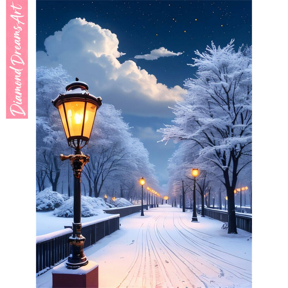 ภาพวาดเพชร 5D DIY ลายทิวทัศน์ถ - Photo Mosaic Print บทวิจารณ์และราคา